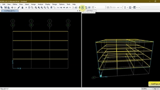 5-Replicate in Y axe and drawing Columns in sap2000 1401.08.26
