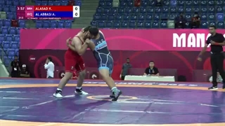 Round 3 FS - 85 kg: K. ALASAD (BRN) v. A. AL ABBASI (IRQ)