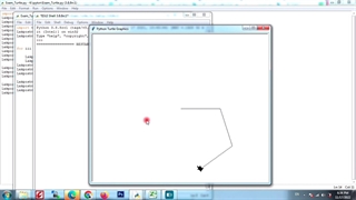 ترسیم با پایتون قسمت دوم -رسم پنج ضلعی با کتابخانه turtle در پایتون