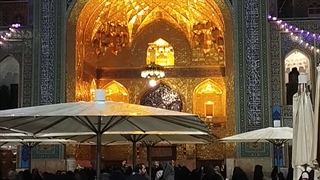 یک روز بارانی حرم امام رضا