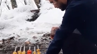 مهدی میرزائی زمستان کلبهی برفی