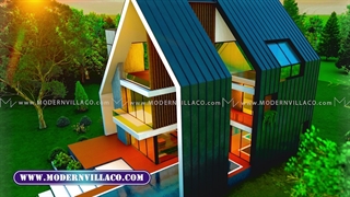 طراحی ویلای دوبلکس و مدرن در منطقه زیبای طالقان