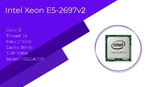 پردازنده Intel Xeon E5-2697v2