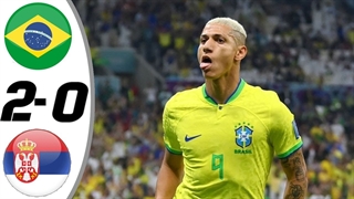خلاصه بازی برزیل 2-0 صربستان ( جام جهانی 2022 قطر )