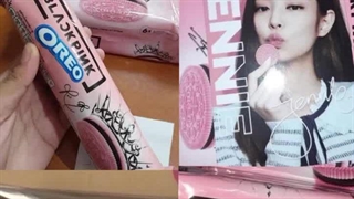 تبلیغ بیسکویت Oreo برای بلک پینک:]