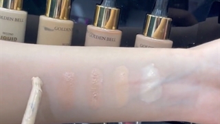 تست رنگ کرم پودر قطره ای گلدن بل