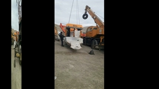 خروج دستگاه بسته بندی علوفه ذرت 500 کیلویی KOMEL از گمرک بازرگان ایران-شرکت جاوید کشت لیزری