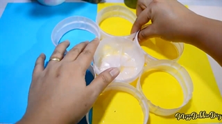 ساخت گلدان با قاشق یکبارمصرف