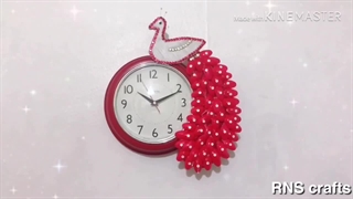 ساخت ساعت دیواری با قاشق