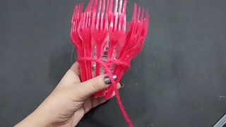 ساخت دکوری با ظروف یکبارمصرف دور ریختنی