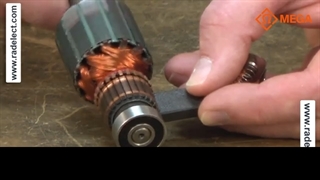 تعمیر اره میزی دیوالت Dewalt با تعویض ذغال کربنی موتورمگا Mega آلمان