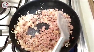 ماکارونی خوشمزه ایرانی با ته دیگ سیب زمینی‎