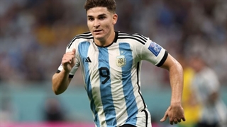 گل دوم آرژانتین به استرالیا توسط جولیان آلوارز ( جام جهانی 2022 قطر )