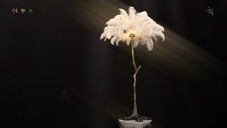 آباژور کنار سالنی برنزی پارس لوستر فراهانی کد 98041