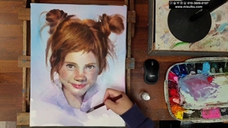 اموزش پرتره با آبرنگ