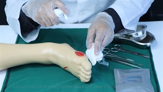 نحوه استفاده از طبادرم - پانسمان ماتریکس کلاژن