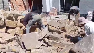 اجرای سنگ مالون سنگ لاشه رشیدی 09199377638