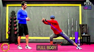 تمرین فول بادی در خانه با کش ( ورزش در منزل ) چالش شماره هفده