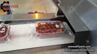 دستگاه بسته بندی گوجه گیلاسی به همراه پانچ سلفون