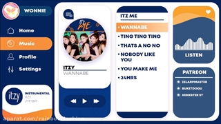 ورژن بی کلام آهنگ Wannabe از ITZY