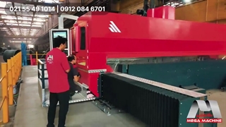 نصب دستگاه دریل CNC پلیت آکیاپک ترکیه برای ماشین سازی اراک توسط شرکت یوروپ ماشین