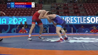 14 FS - 86 kg D KOGUASHVILI (GEO) v I KUCUKSOLAK (TUR)