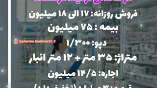 انتقال سرمایه داروخانه در محلاتی