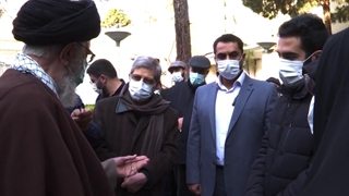 بیانات رهبر معظم انقلاب پس از اقامه نماز میت بر پیکر دکتر عباس شیبانی