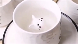 ماگ گربه سوپرایز سرامیکی در بازار صالح آباد تهران