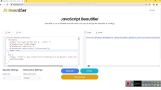 بهترین سایت برای خوشگل کردن کد های جاوااسکریپتی