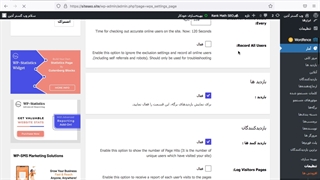 آمار بازدید سایت در سایت وردپرسی