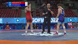14 FS - 86 kg D KOGUASHVILI (GEO) v I KUCUKSOLAK (TUR)
