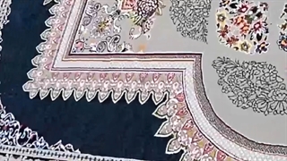 فرش 700 شانه ارزان قیمت - طرح لوکس رنگ فیلی با تراکم 2100