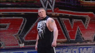 بازگشت Brock Lesnar در RAW 2012 ماه April 2