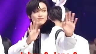 مومنت جانی ان سی تی و یونا اس ان اس دی (گرلز جنریشن) در مراسم ام بی سی گایو