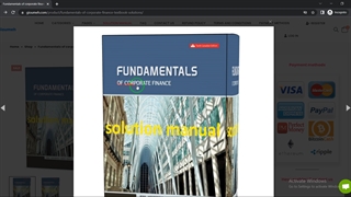 Fundamentals of corporate finance 10th canadian edition Stephen Ross solutions manual & test bank