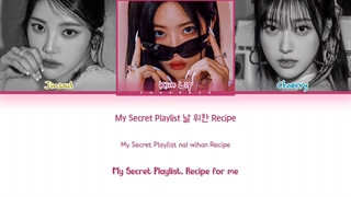 لیریک آهنگ My Secret Playlist از زیر مجموعه گروه Loona به نام ODD EYE CIRCLE