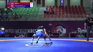 Haruto EMA (JPN) df. Matin Mohammad KHANDANKHALILI (IRI)  smi final
