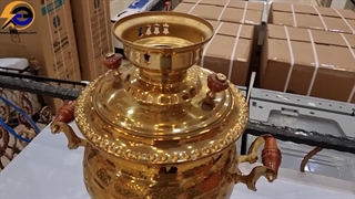 سماور زغالی برادران سیفی ۲۰۰۸ طرحدار(gzingkala)