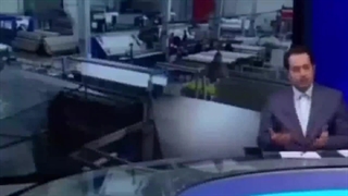 سوتی عجیب کارمند صدا وسیما در حین پخش زنده اخبار