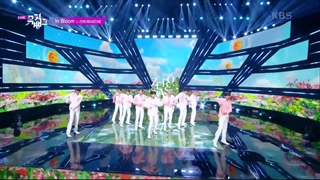 اجرای آهنگ In bloom از گروه ZeroBaseOne در برنامه ی Music Bank