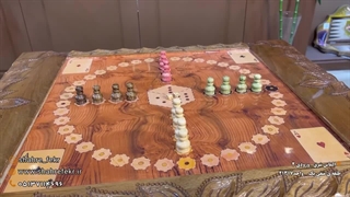 میز تمام منبت مستطیل