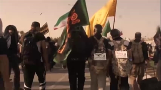 عرب های منطقه در راه کربلا