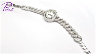 ساعت نقره کارتیه و ورساچه پالیمو با روکش طلا سفید W2077 , W2078