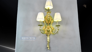 چراغ دیواری تزیینی 3شعله کد6577