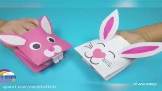 کاردستی خرگوش https://eitaa.com/cartoonito