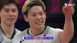 عملکرد یوجی نیشیدا پشت خط زن تیم ملی ژاپن در لیگ ملت‌های والیبال ۲۰۲۳