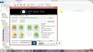 How to decompile and re-compile apks easily using apk easy tool