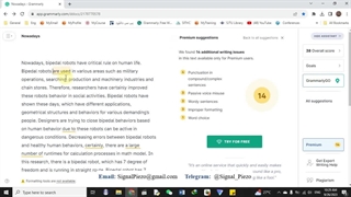 ویراستاری چکیده مقاله و پایان نامه با گرامرلی پرمیوم Grammarly Premium – نمونه کار 6