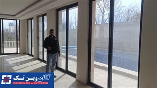 پروژه نصب پنجره ترمال بریک لیفت اند اسلاید توسط مستر وین تک